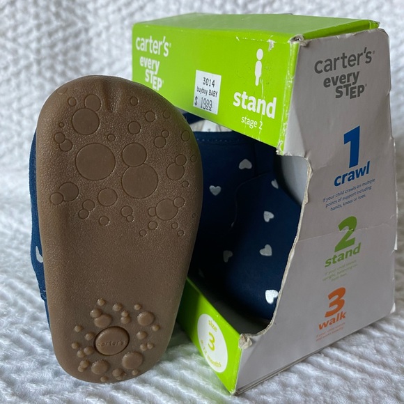 NWT Carter’s Every Step Stand Booties 9-12M - Picture 7 of 7